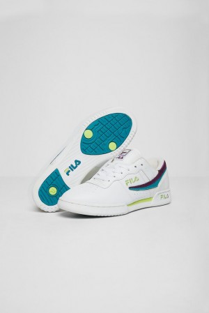 Fila Original Fitness Sneakers Wht/Grpj/Shgr | JIEY52087