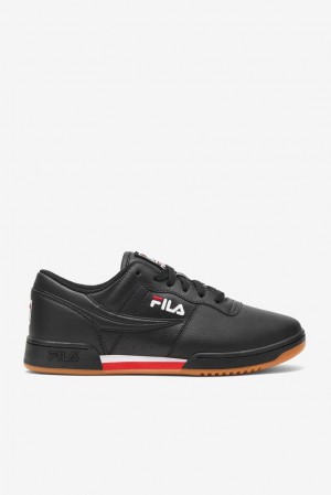 Fila Original Fitness Tennis Shoes Negras Rojas Blancas | JPZF10978