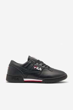 Fila Original Fitness Tennis Shoes Negras Blancas Rojas | ZLRM37294