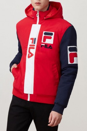 Fila P1 Fila Tech Jacket Cred/Peac/Wht | RXYB87963