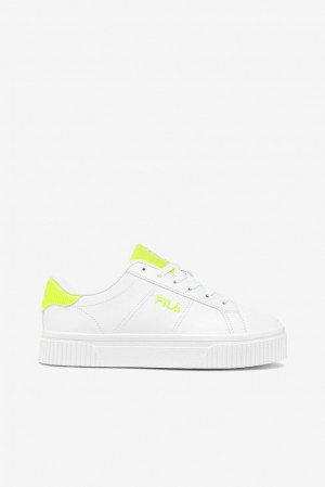 Fila Panache 19 Sneakers Blancas Blancas Amarillo | HKFT76805