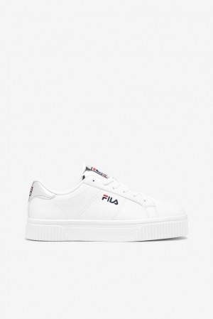 Fila Panache 19 Sneakers Wht/Msil/Fnvy | QTVP71429