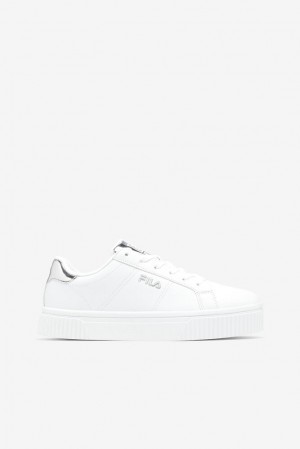 Fila Panache 19 Sneakers Wht/Wht/Msil | ESZF45068