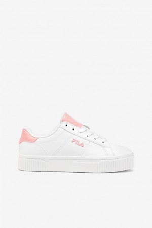 Fila Panache Glitter Sneakers Blancas Blancas Rosas | OJWQ75160