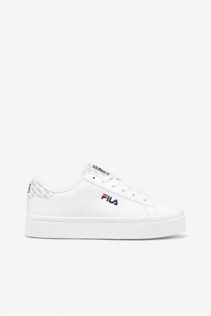 Fila Panache Multi Sneakers Blancas Blancas Rojas | EVFC16905