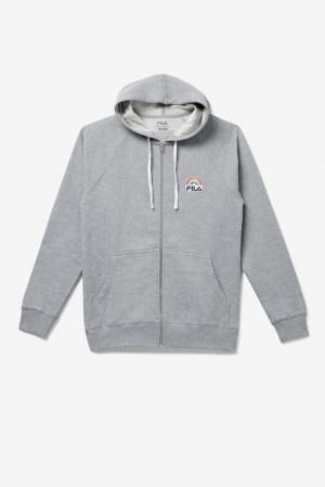 Fila Paper X Fila | Archer Hoodie Gris Claro | PKGF25084