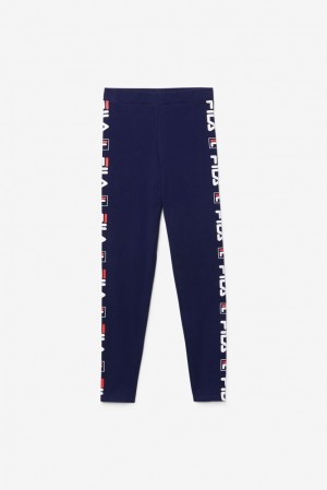 Fila Parma Legging Blancas Rojas | XCWU95634