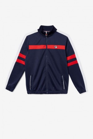 Fila Peridot Track Jacket 410 Peacoat | HDRG23901