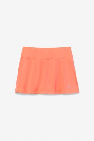 Fila Pickleball Flounce Skort Coral | GFDR50836