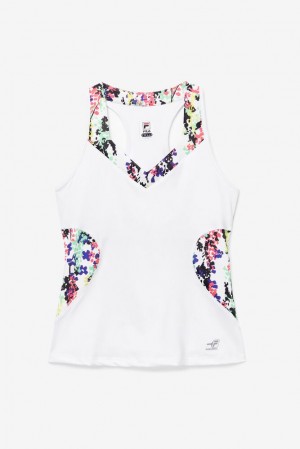 Fila Pickleball Halter Tank Multicolor Blancas | KYFG05376