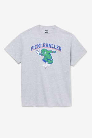 Fila Pickleballer Tee Gris | TIVM20487