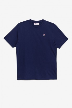 Fila Quartz Tee 410 Peacoat | DPSN82479