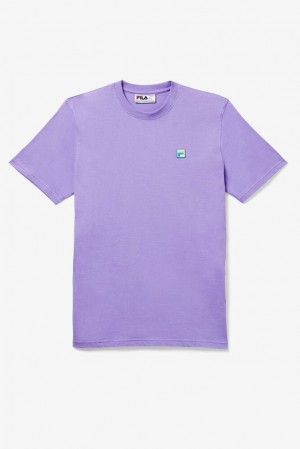 Fila Quartz Tee 597 Violet Tulip | DIHF97103