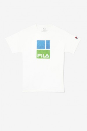 Fila Queens Tee Blancas | HYOL82037