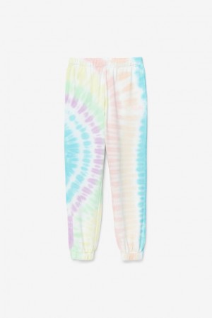 Fila Raleigh Tie Dye Jogger Creme | NGDL18527