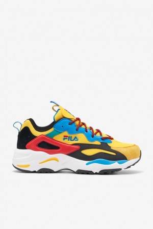 Fila Ray Tracer Festival Sneakers Amarillo Negras Azules | NWQX73129