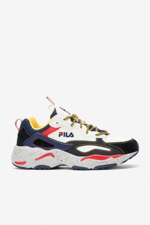 Fila Ray Tracer Sneakers Azul Marino Plateadas Negras | YVAL81573