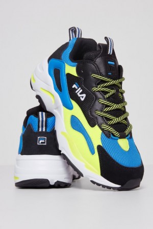 Fila Ray Tracer Sneakers Eble/Sfty/Blk | PZMK78321