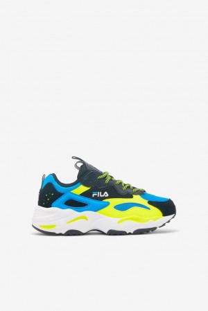 Fila Ray Tracer Sneakers Eble/Sfty/Blk | XGKD38147