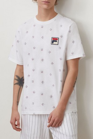 Fila Reign Tee Blancas | UZKO30158