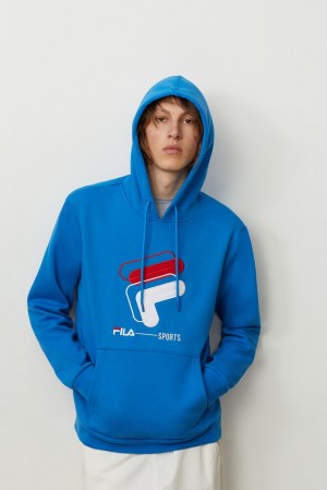 Fila Rocky Hoodie Directrblue | STNC96834