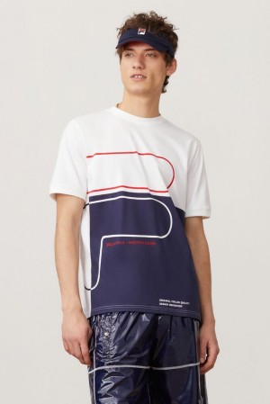 Fila Salza Tee Wht/Peac/Cred | BKVT01482