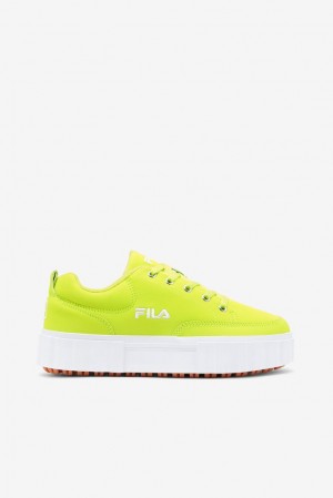 Fila Sandblast Low Sneakers Sfty/Sfty/Wht | HFCX81530