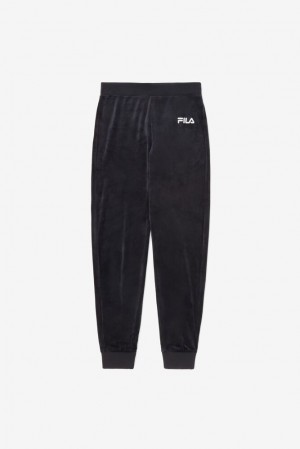 Fila Sara Velour Jogger Negras | ENFY89345