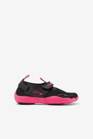 Fila Skele-toes Ez Slide 2 Tennis Shoes Negras Rosas | WYNK84036