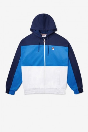 Fila Sky Hoodie Drblu/Peac/Wht | IKSD35618