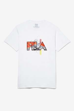 Fila Stitch Mt. Tee Blancas | BYFC09183