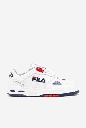 Fila Teratach 600 Sneakers Blancas Azul Marino Rojas | THJZ62039