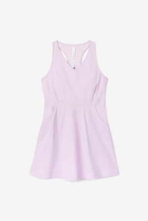 Fila Tie Breaker Dress Lavanda | PLBK82503