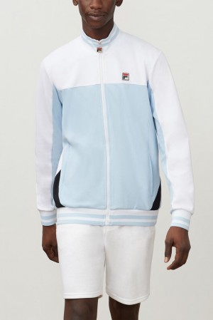 Fila Tiebreaker Track Jacket Cblu/Wht/Blk | VOXH51390