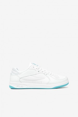 Fila Tn-83 Tennis Shoes Blancas Blancas Azules | ENQF89512