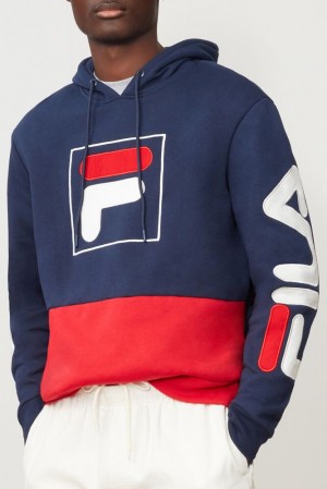 Fila Tony Hoodie Navy/Cred | AJDF19538