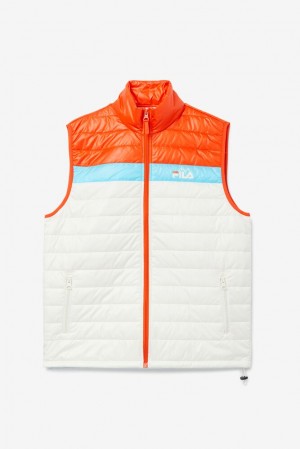 Fila Tri Vest Naranjas Azules | BOWD23184