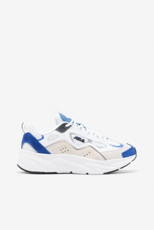 Fila Trigate Sneakers Wht/Mblu/Msil | HPAG81307