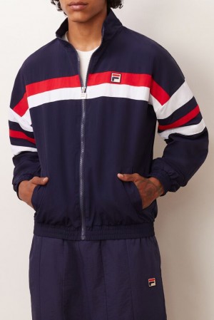 Fila Tyrell Wind Jacket Peac/Wht/Cred | DXTA63517