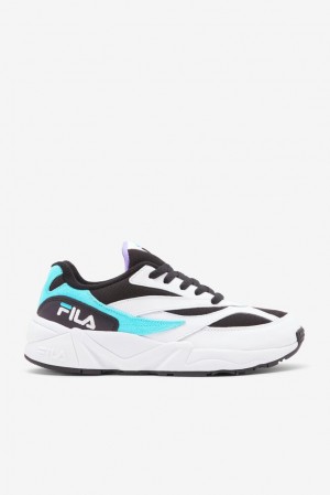 Fila V94m Tennis Shoes Blk/Bluc/Vltt | YHWJ76802