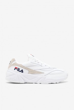 Fila V94m Tennis Shoes Wht/Fnvy/Fred | ENOU86504