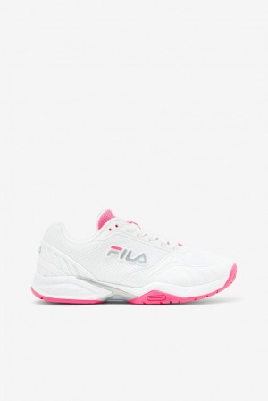 Fila Volley Zone Tennis Shoes Wht/Kopk/Wht | VQXF43518