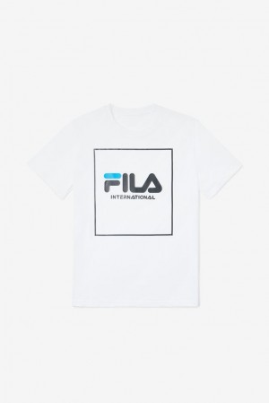 Fila Wes Tee Blancas | WILJ45791