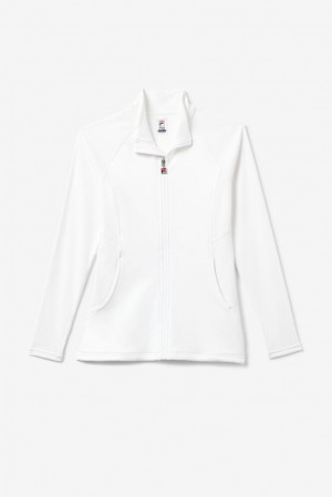 Fila White Line Jacket Blancas | VPOI97305