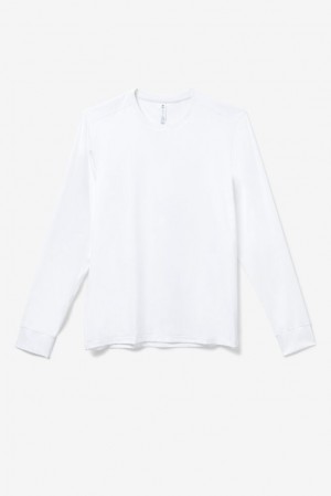 Fila White Line Long Sleeve Top Blancas | EGYP42709