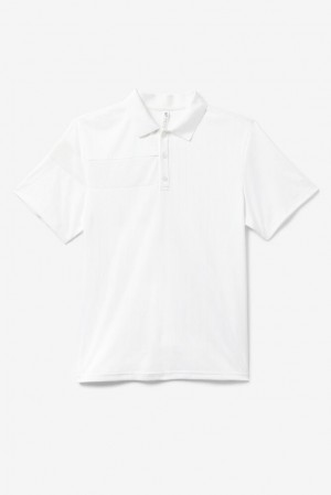 Fila White Line Polo Blancas | OLET79853