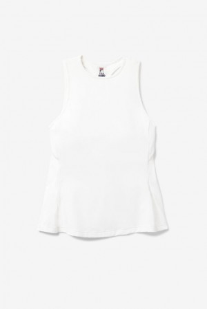 Fila White Line Racerback Tank Blancas | YTNR81296