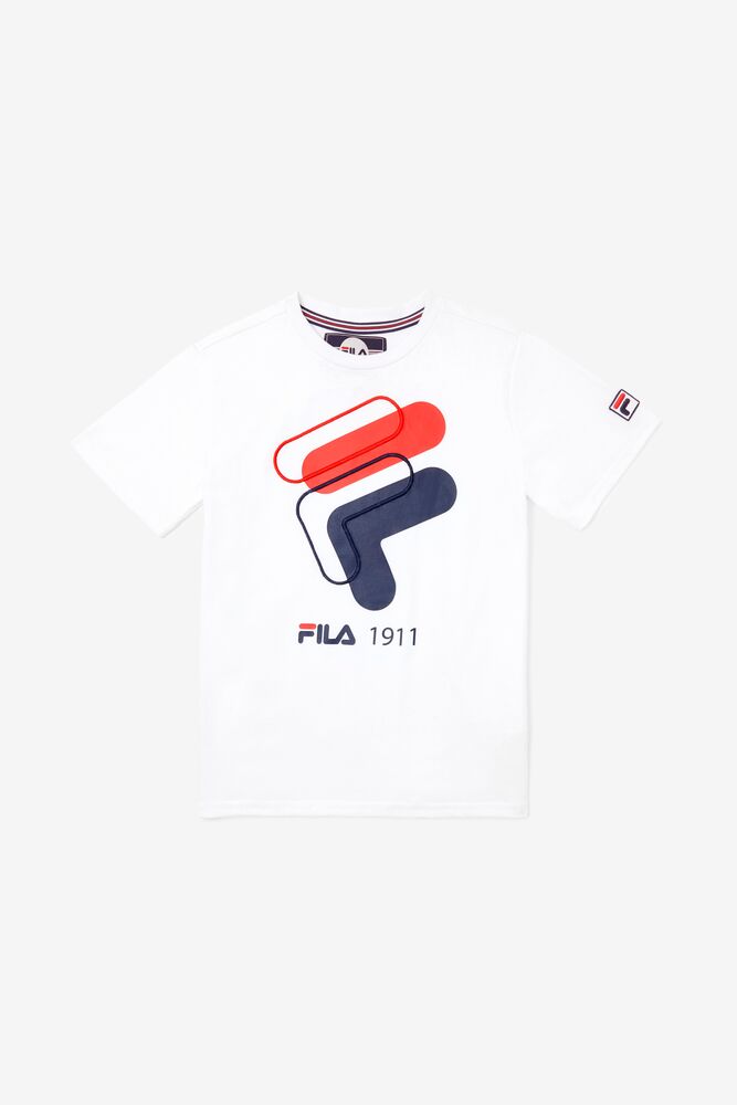 Fila 3d Logo Tee Blancas | EVNO50792