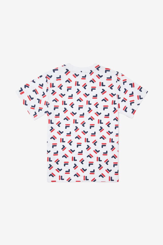 Fila Adam Tee Blancas | JAWL87031