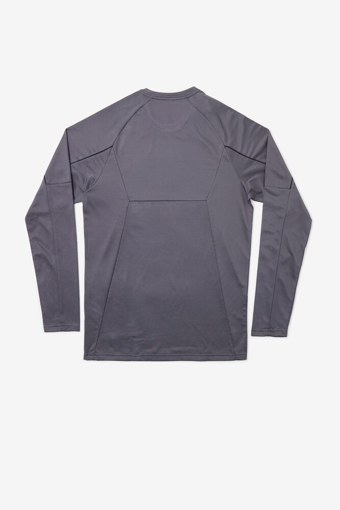 Fila Adrenaline Performance Long Sleeve Crew Gris Oscuro Lavanda | YXLO03581